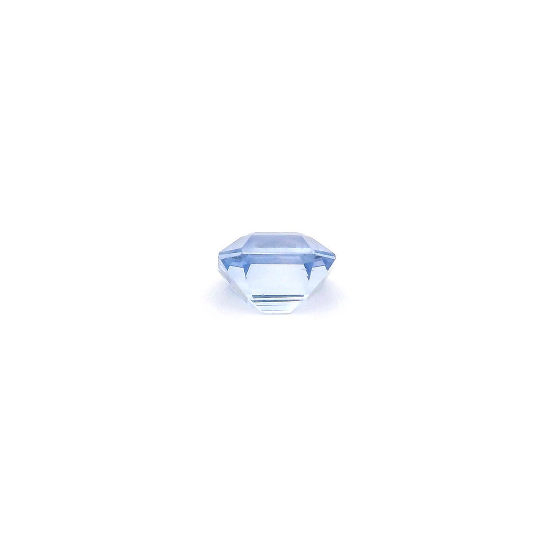 Natural 0.48ct Blue Sapphire Emerald Cut Gem for Custom Rings and Jewelry
