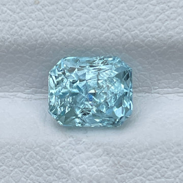 1.62 Cts Aquamarine Loose Gemstone – Radiant Cut, Perfect for J