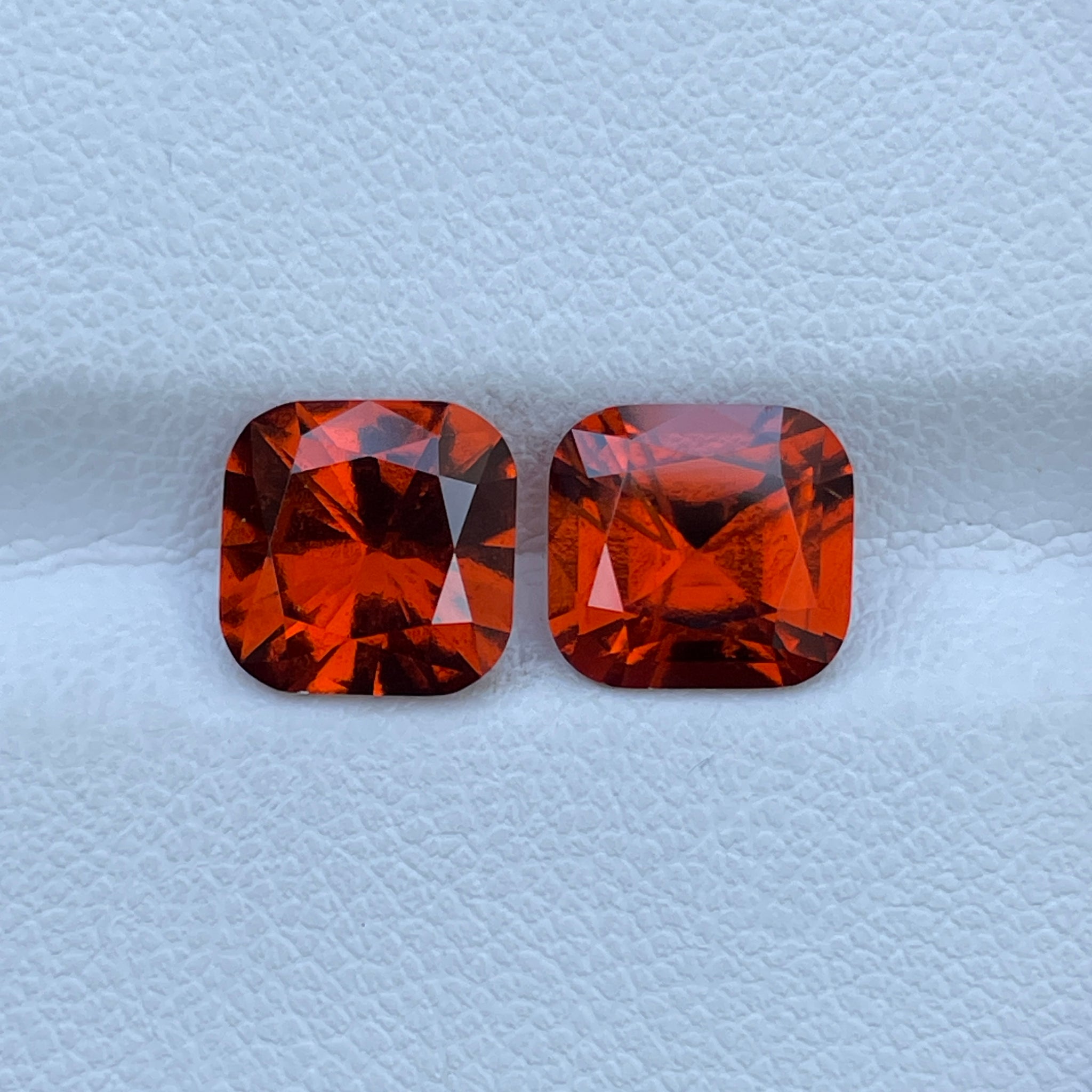 4.90cts Natural Hessonite Garnet Pair – Perfect for Wedding or Proposal