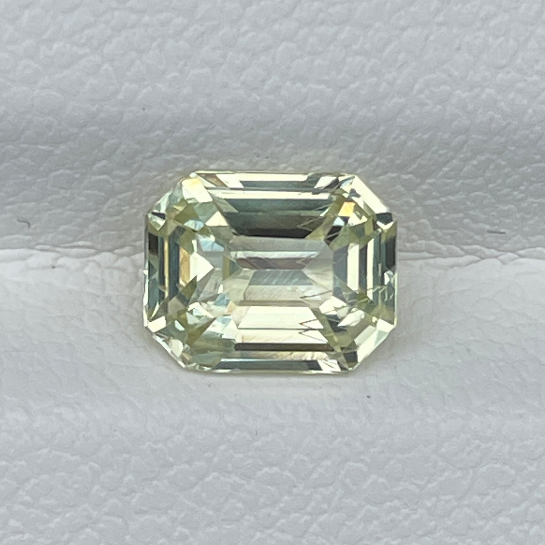 Natural Unheated Yellow Chrysoberyl 1.58 Cts Emerald Cut Loose Gemstone