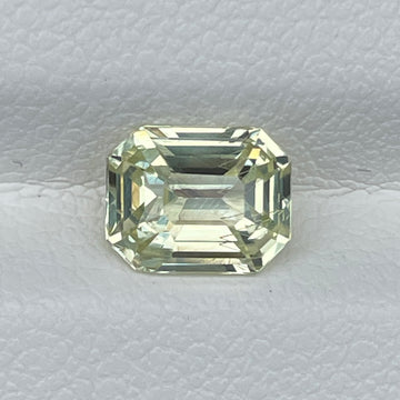 Natural Unheated Yellow Chrysoberyl 1.58 Cts Emerald Cut Loose Gemstone