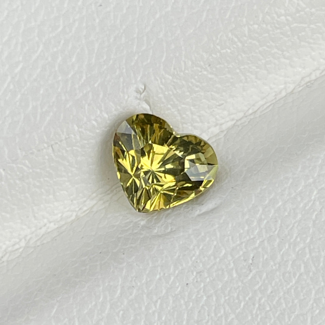1.17 Cts Natural Yellow Chrysoberyl Heart Love Gift Ring 6mm Loose Gemstone