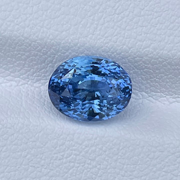 Natural Unheated Blue Sapphire 3.50 Cts Oval Cut  Loose Gemstone Engagement Gift