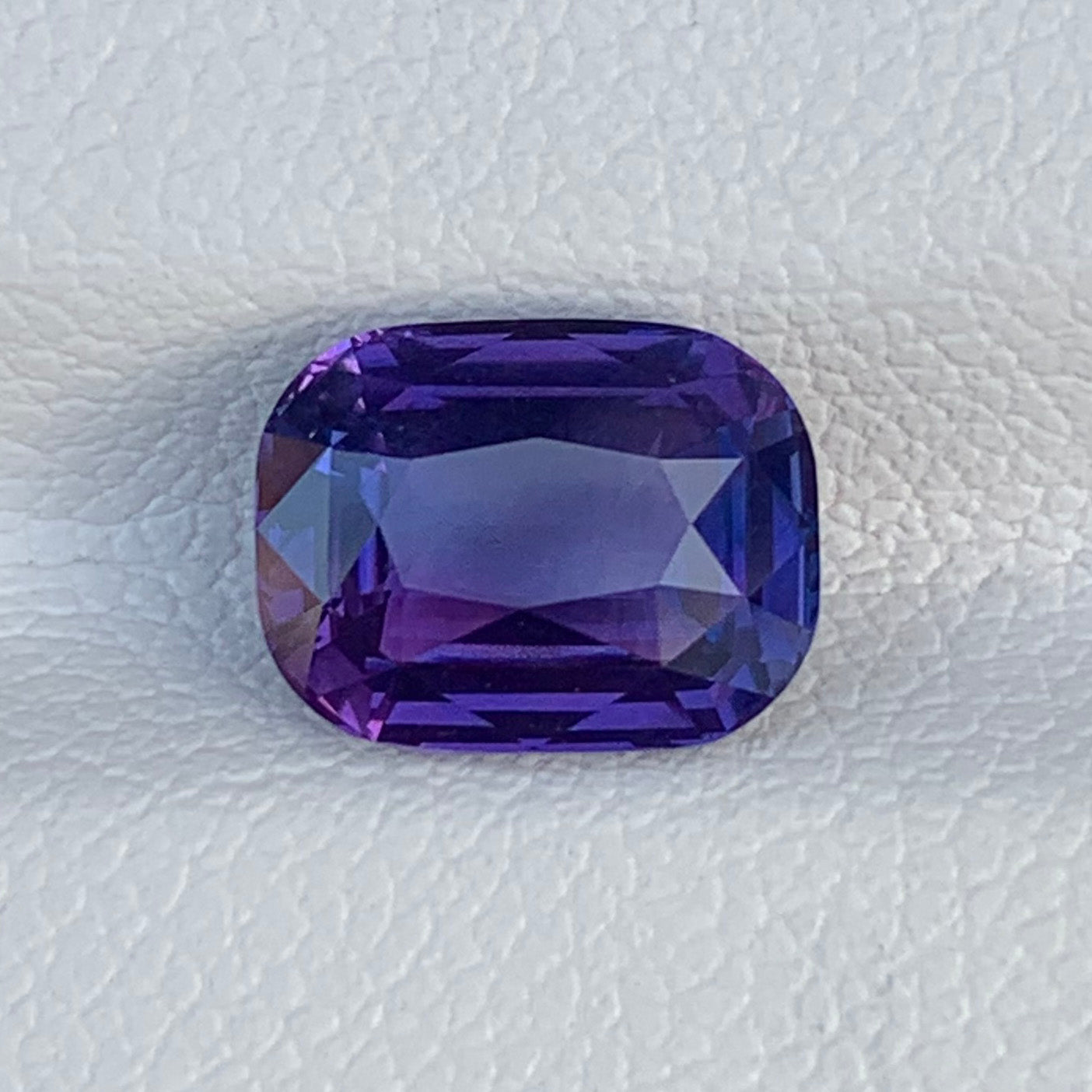 3.05 Cts Natural Unheated Purple Sapphire Cushion Gemstone