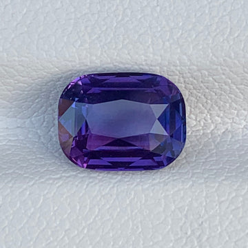 3.05 Cts Natural Unheated Purple Sapphire Cushion Gemstone