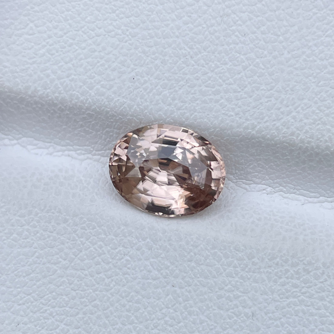 4.03 Cts Natural Peach Zircon Gemstone for Engagement Gift or Promise Ring