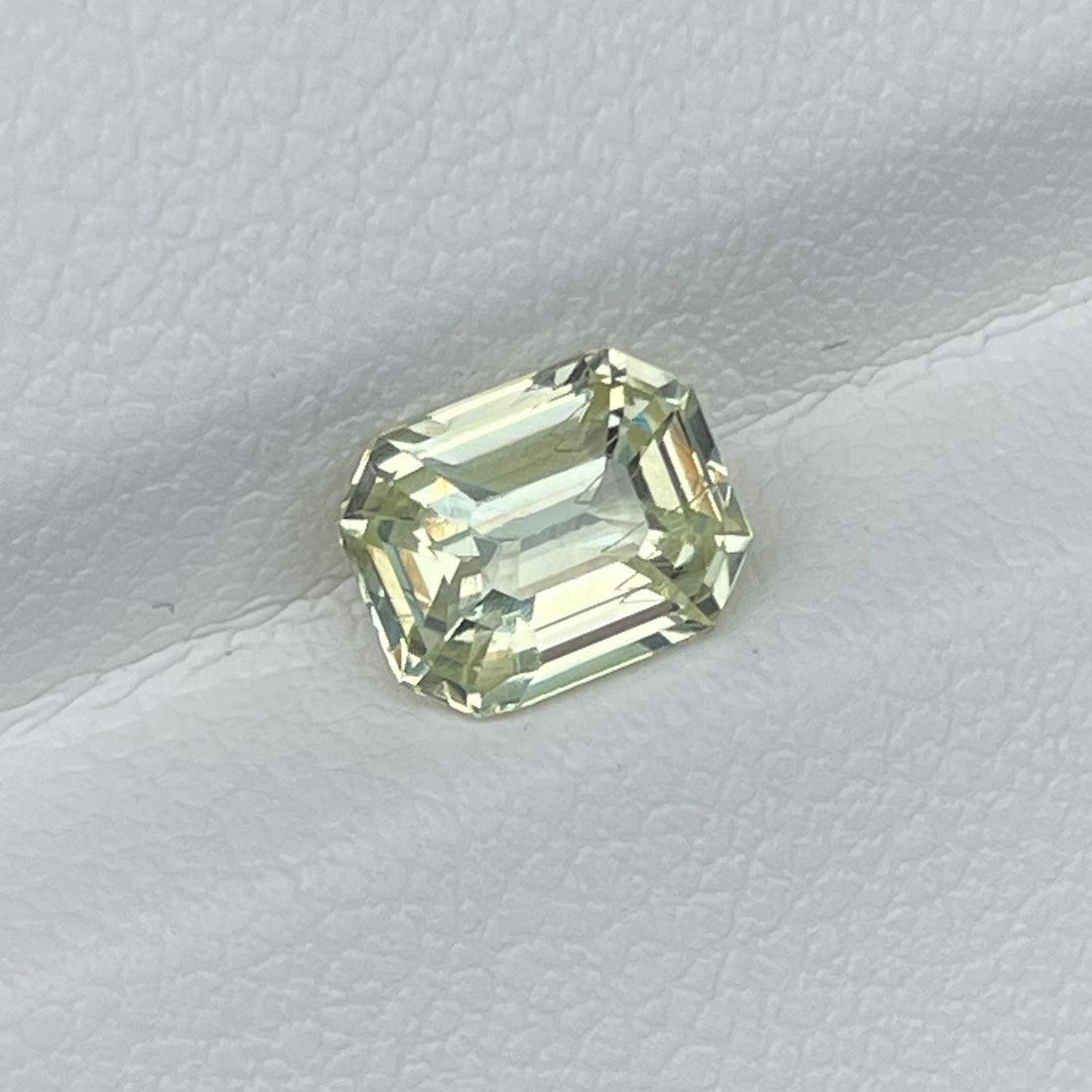 Natural Unheated Yellow Chrysoberyl 1.58 Cts Emerald Cut Loose Gemstone