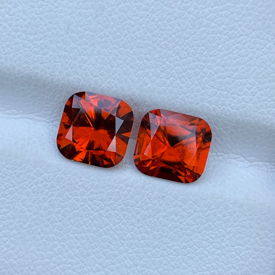 4.90cts Natural Hessonite Garnet Pair – Perfect for Wedding or Proposal