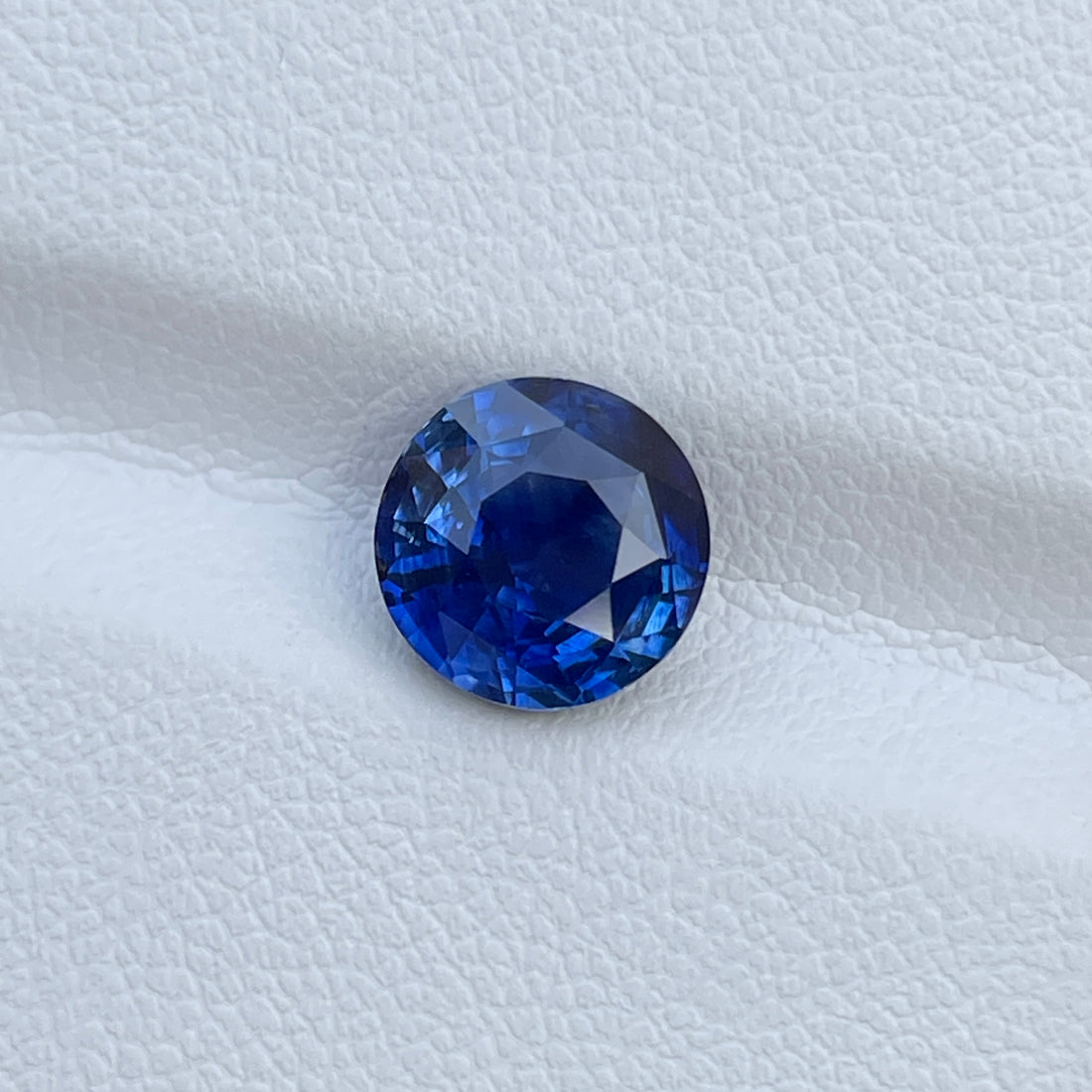 Natural Blue Sapphire 3.17 Cts Round Cut Sri Lanka Loose Gemstone
