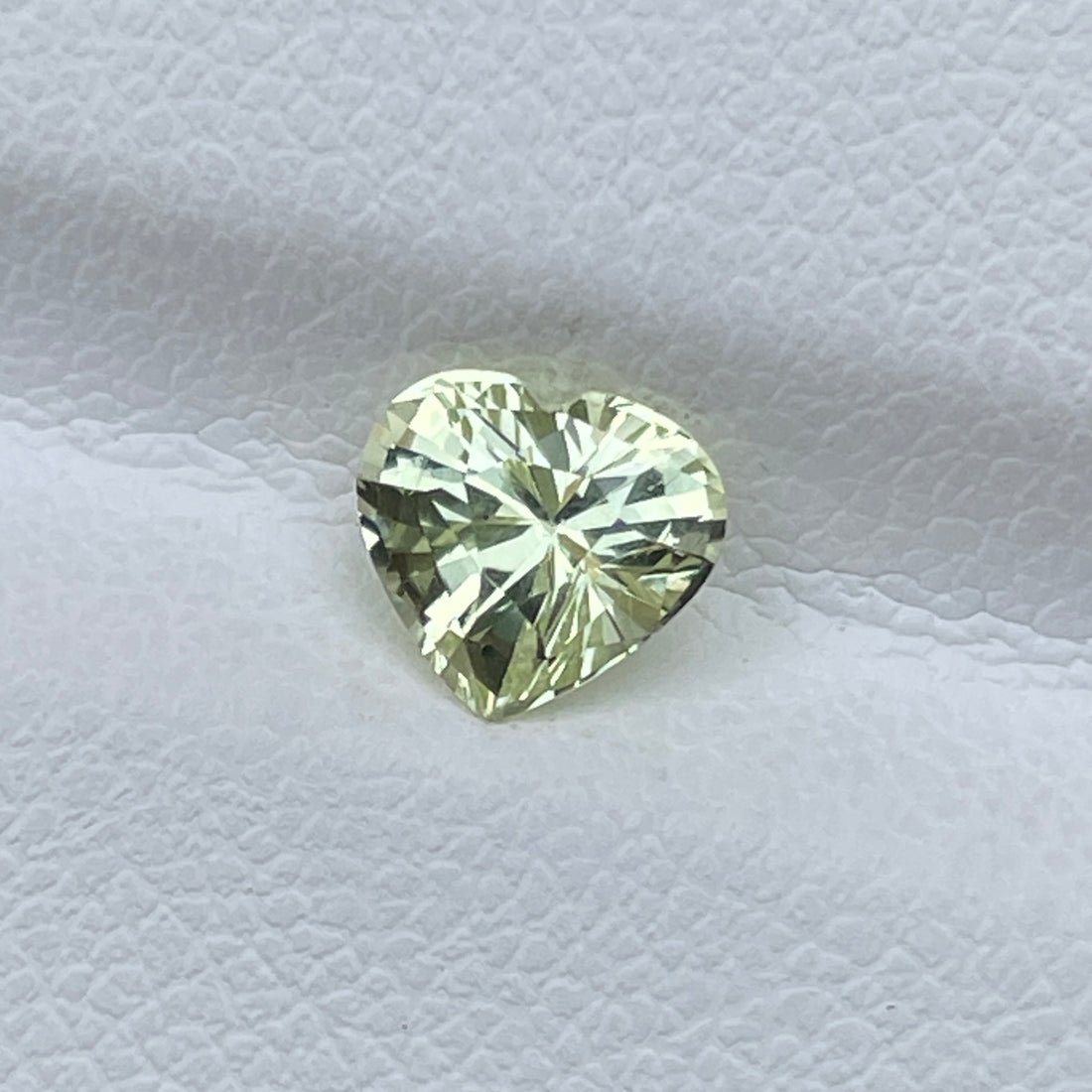 Natural Yellow Chrysoberyl Heart Cut Gemstone 1.20 Ct Custom Jewelry Design