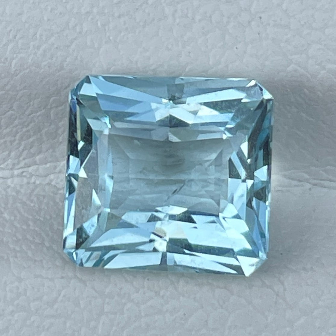 Natural Blue Aquamarine 3.10 Cts Octagon Cut Loose Gemstone