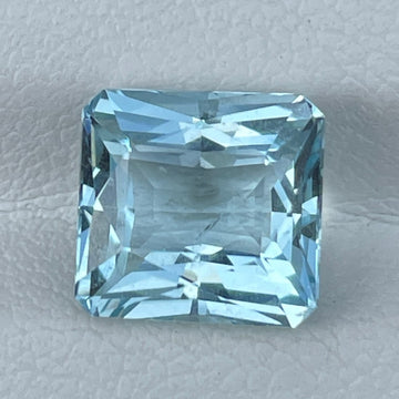 Natural Blue Aquamarine 3.10 Cts Octagon Cut Loose Gemstone
