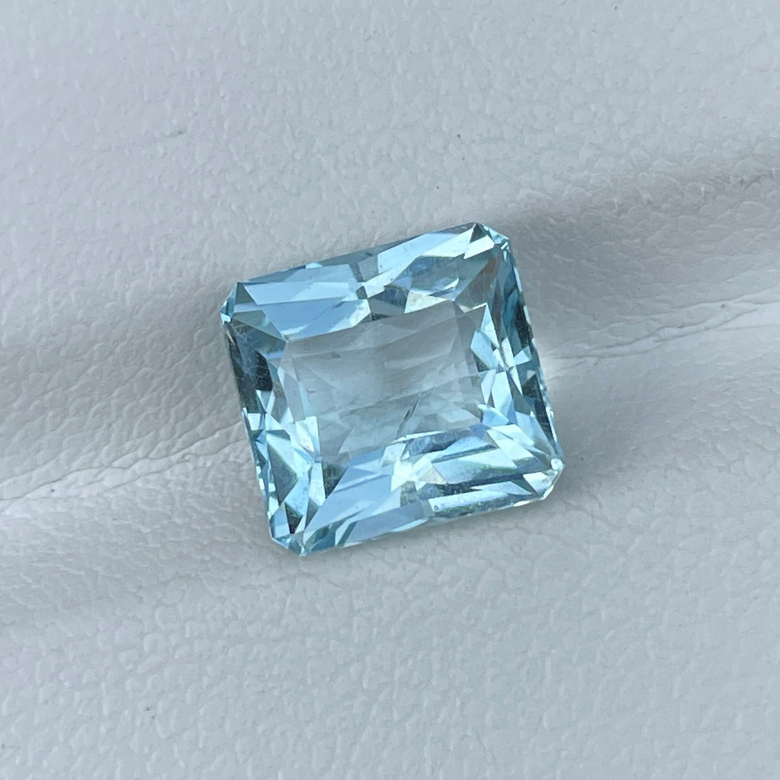 Natural Blue Aquamarine 3.10 Cts Octagon Cut Loose Gemstone