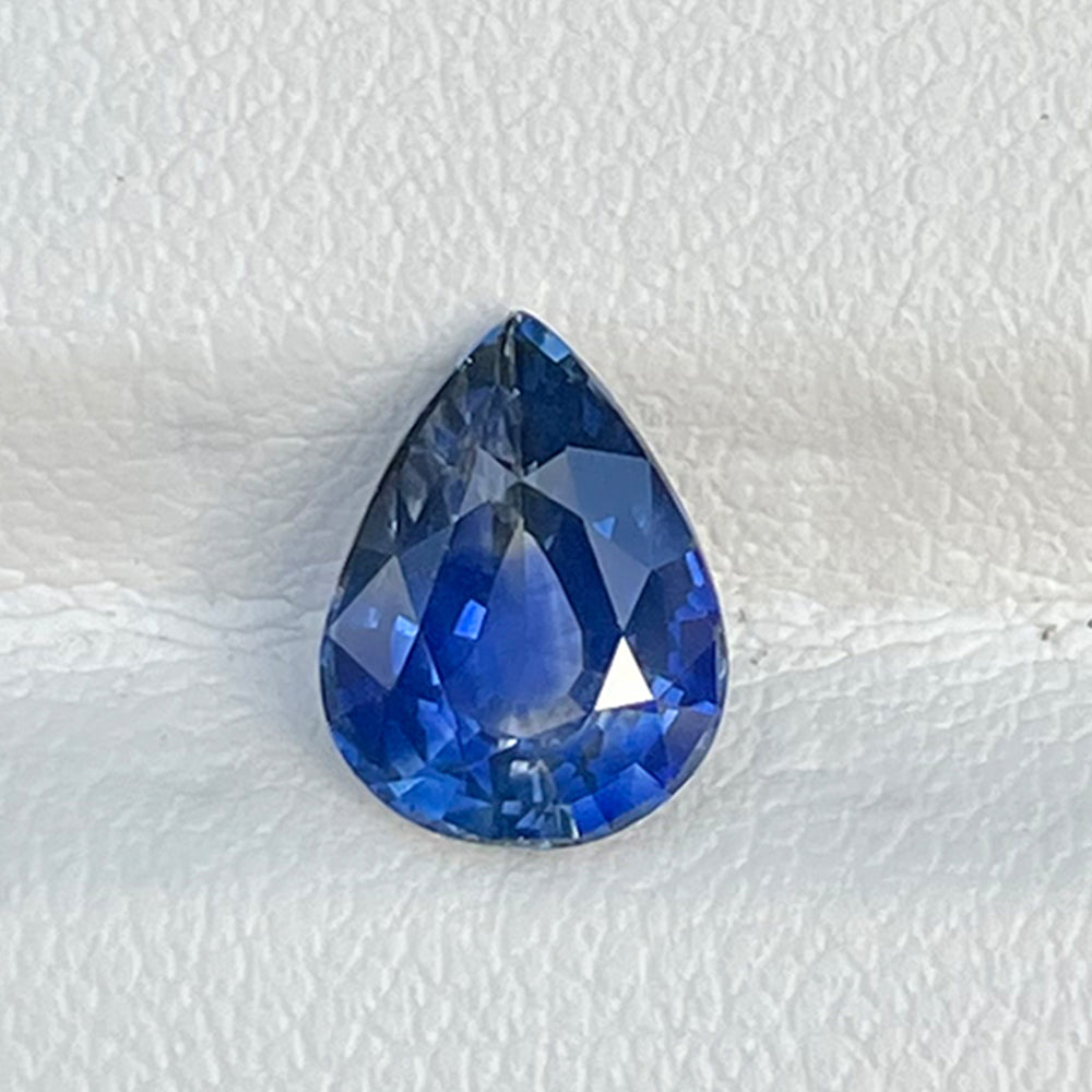 Natural Blue Sapphire 1.90 Cts Sri Lanka Pear Cut Gemstone