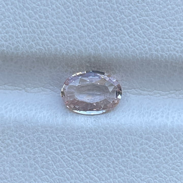 1.14 Ct Natural Unheated Pink Sapphire Oval Loose Gemstone for Fine Jewelry