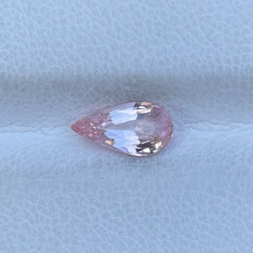 Natural Unheated Pink Sapphire 1.06 Cts Pear Cut Gemstone Wedding Ring Gift
