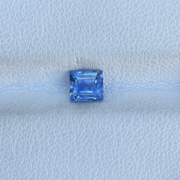 Natural Blue Sapphire 0.87 Cts Baguette Cut Sri Lanka Loose Gemstone