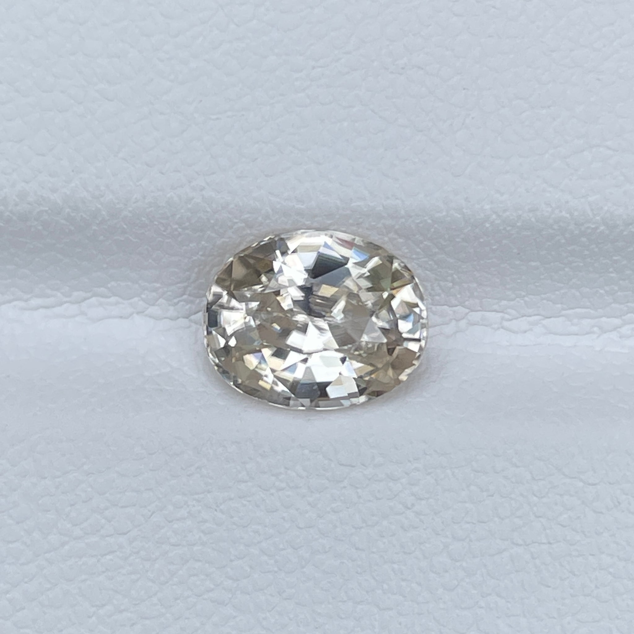 Natural Peach Zircon 3.45 Cts Oval Gemstone for Necklace Anniversary Gift