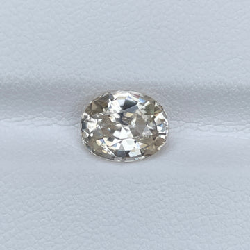 Natural Peach Zircon 3.45 Cts Oval Gemstone for Necklace Anniversary Gift