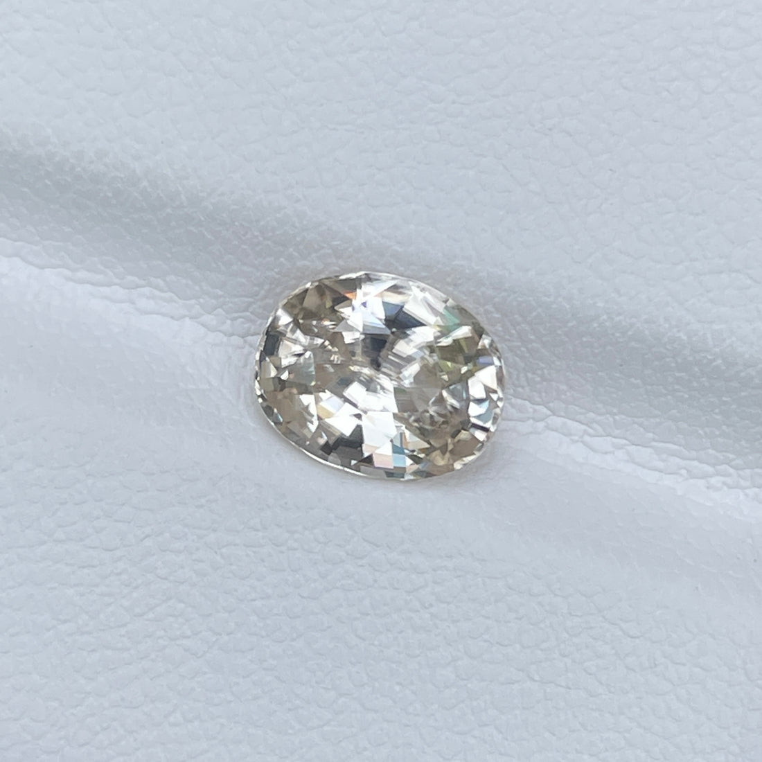 Natural Peach Zircon 3.45 Cts Oval Gemstone for Necklace Anniversary Gift