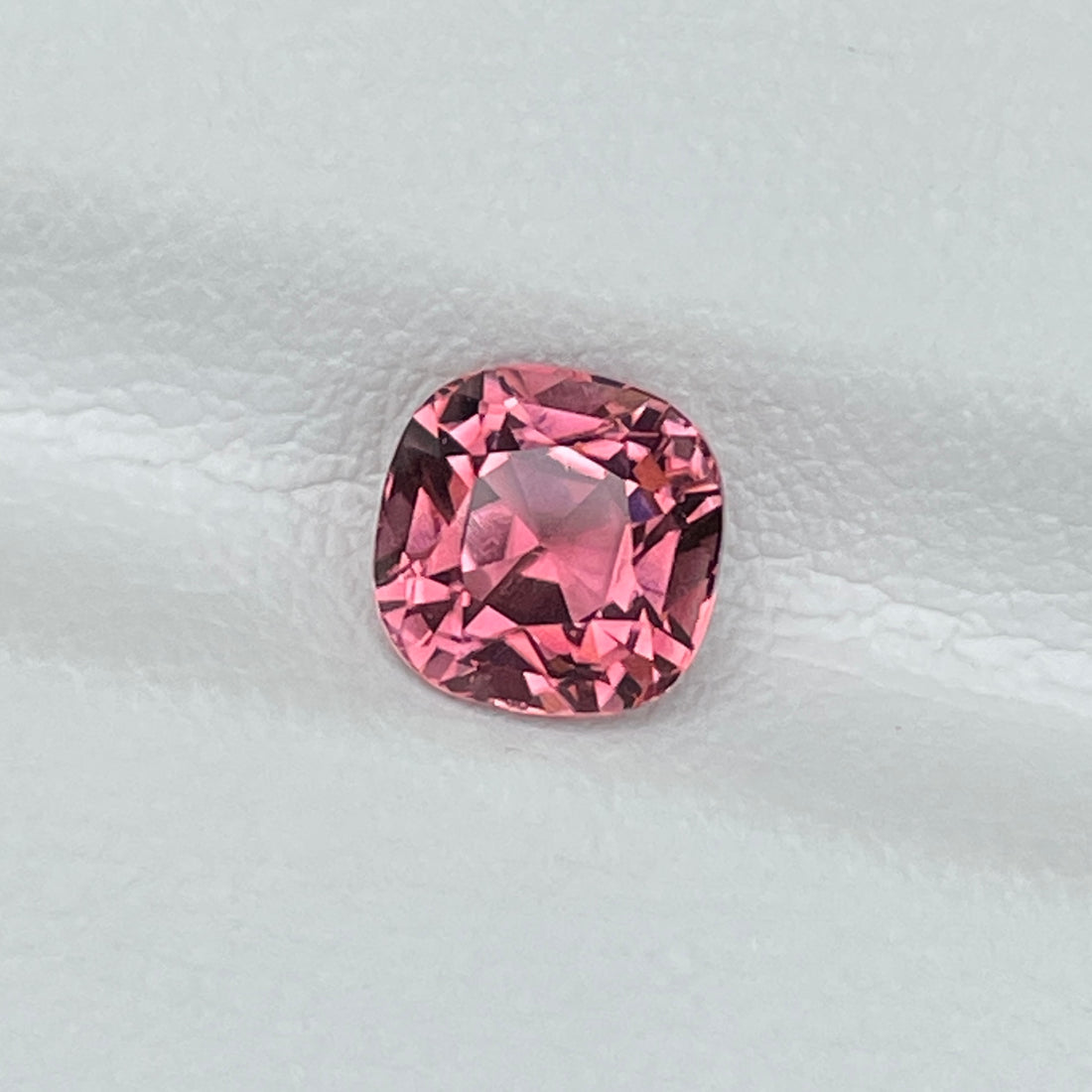 Natural Pink Tourmaline 1.53 Cts Gemstone Cushion Cut Setting Jewelry Ring