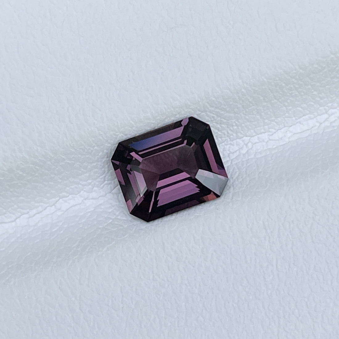 Natural 2.10ct Purple Spinel Emerald Cut Gemstone for High-End Jewelry Creations