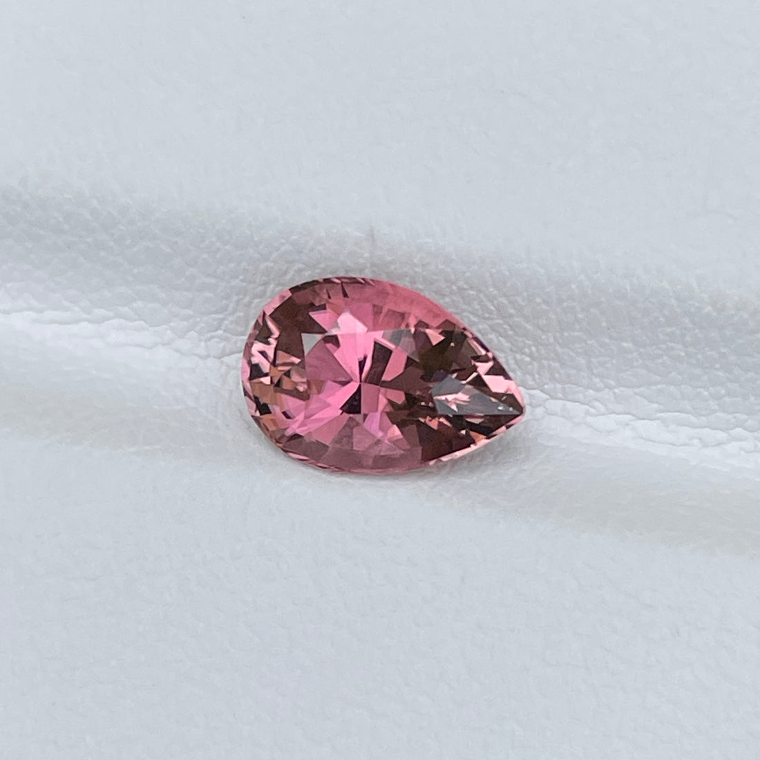 2.00 Cts Natural Pink Tourmaline Pear Cut Gemstone Jewel Anniversary Gift