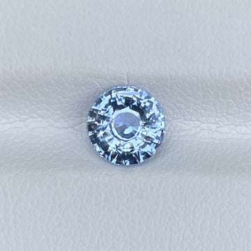 Natural Certified Unheated Blue Sapphire 2.27ct Round Cut Gemstone • Luxury Gift