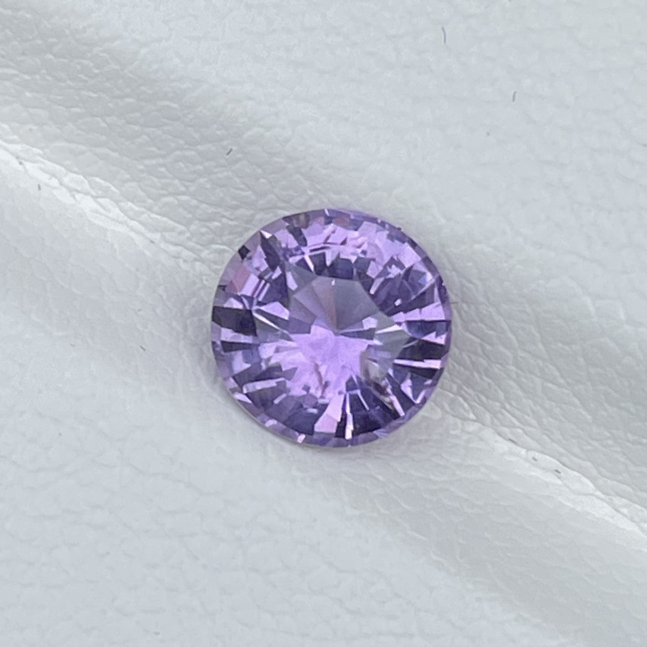 Natural Unheated Lavender Sapphire 1.95 Cts Round Cut Sri Lanka Loose Gemstones
