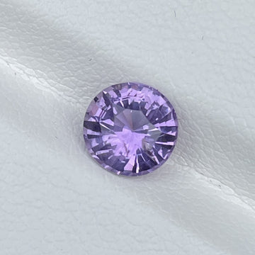 Natural Unheated Lavender Sapphire 1.95 Cts Round Cut Sri Lanka Loose Gemstones