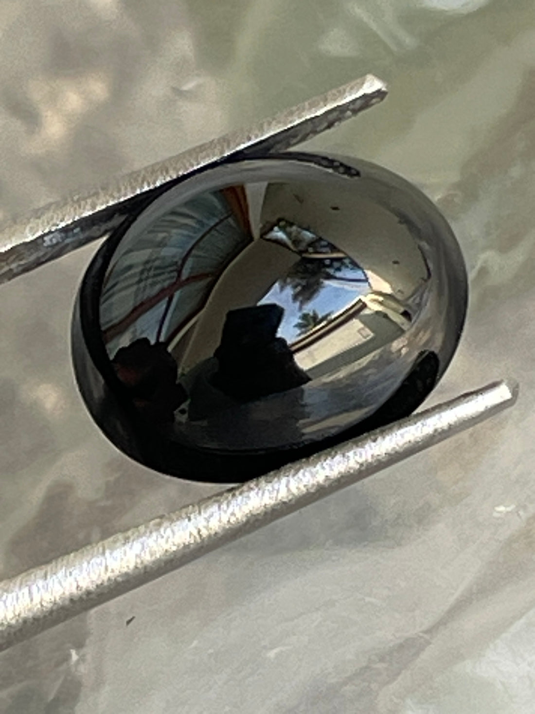 Natural Black Spinel 5.50ct Oval Cabochon Sri Lanka Gemstone for Fine Jewelry