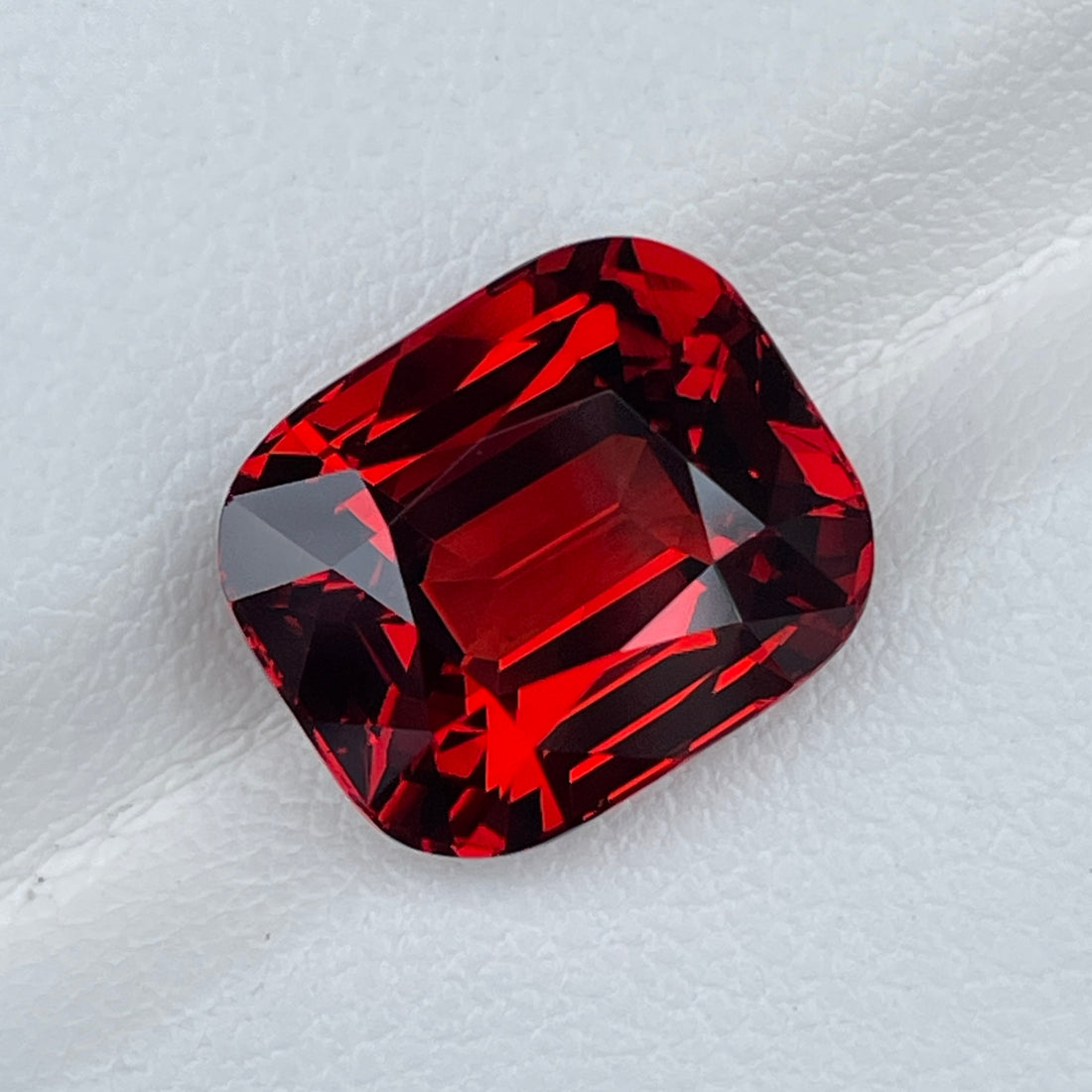 CERTIFIED Natural Orange Spessartine Garnet 10.05 Cts Cushion Cut Loose Gemstone