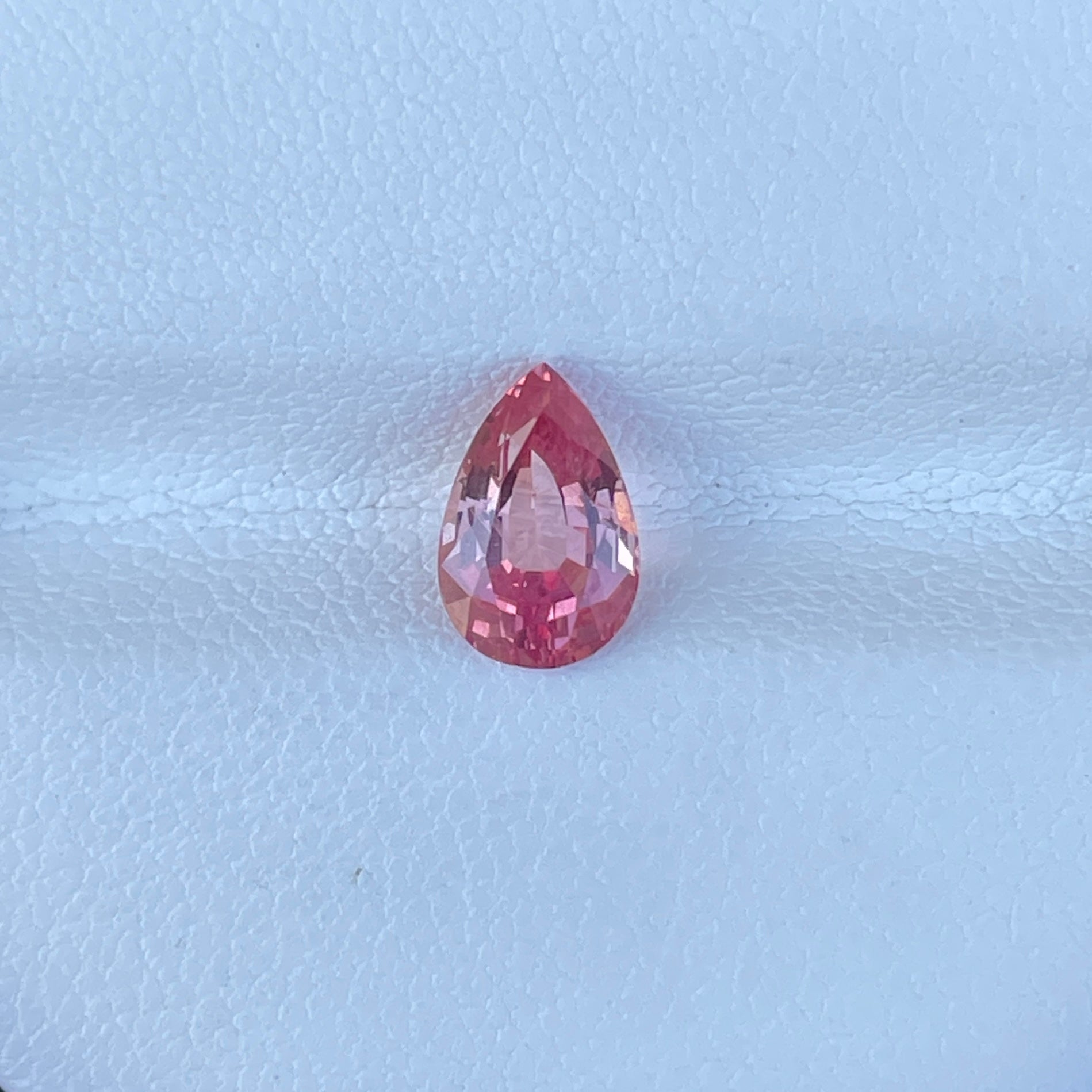 Certified 1.59 Cts Unheated Sri Lankan Padparadscha Orangish Pink Sapphire