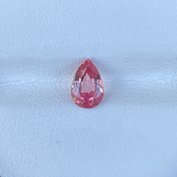 Certified 1.59 Cts Unheated Sri Lankan Padparadscha Orangish Pink Sapphire
