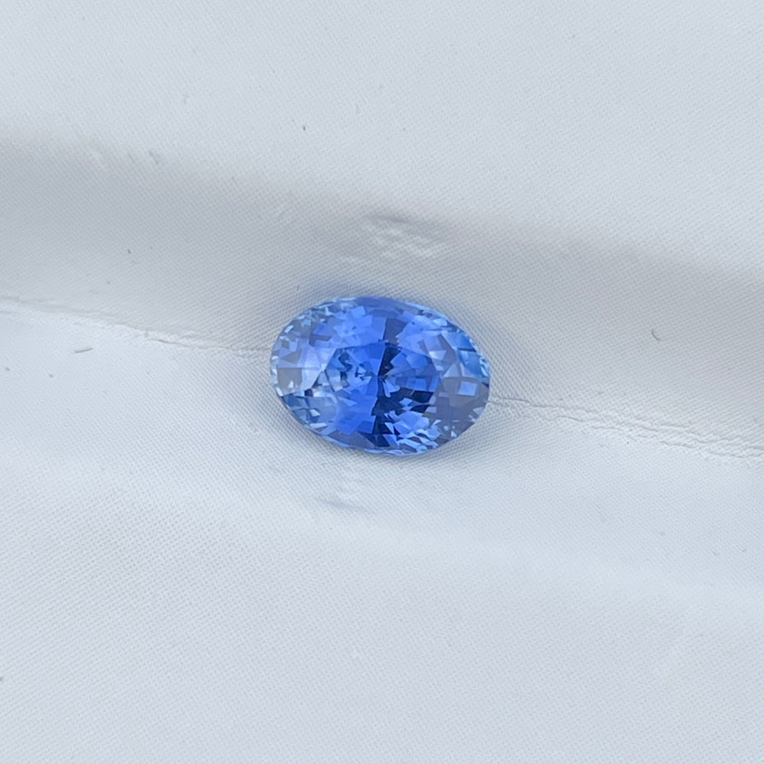 CERTIFIED Unheated Natural Ceylon Blue Sapphire 1.02 Ct Oval Loose Gemstone