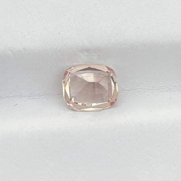 100% Natural Sapphire Unheated Yellow-Peach Cushion Cut 1.26 Cts Loose Gemstone for Ring
