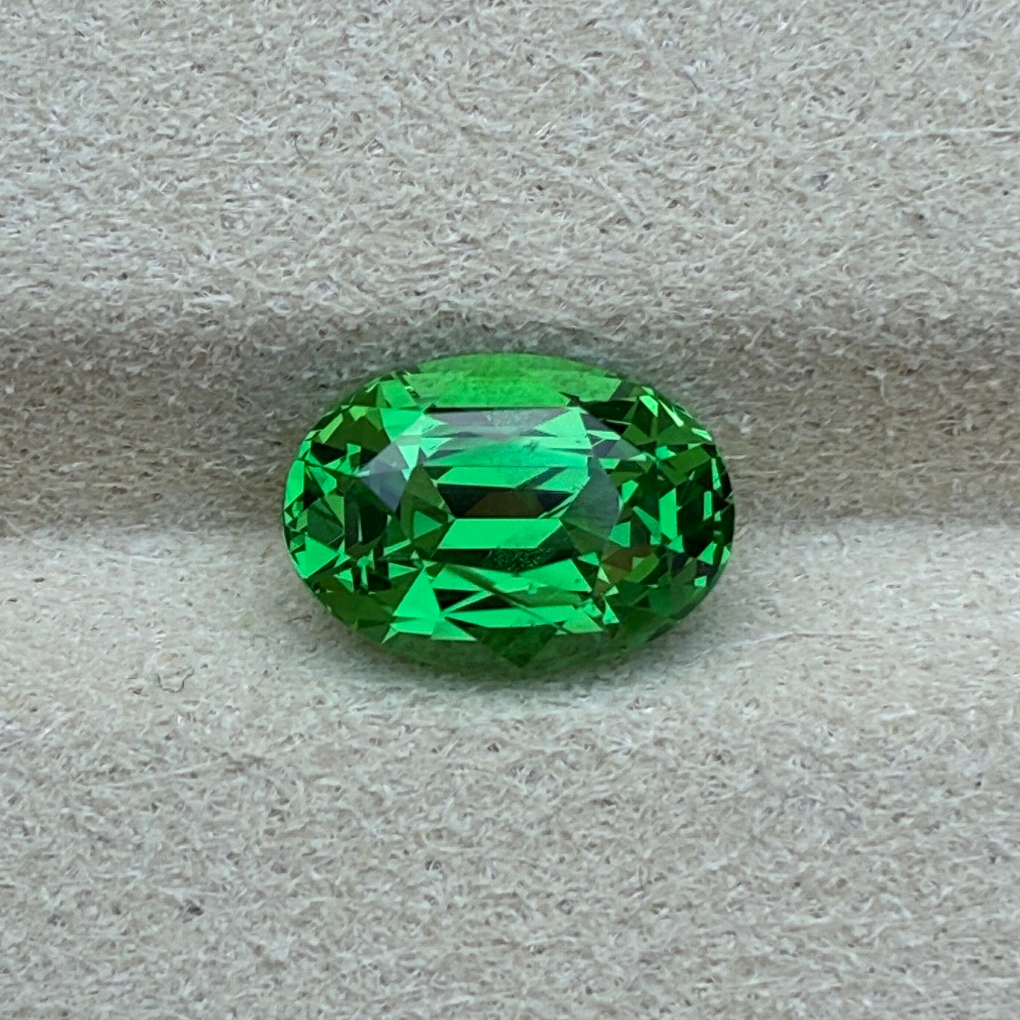 2.69 Cts Natural Green Oval Tsavorite Gemstone Perfect for a Unique Handmade Ring or Custom Fine Jewelry Setting Design in Gold or Platinum