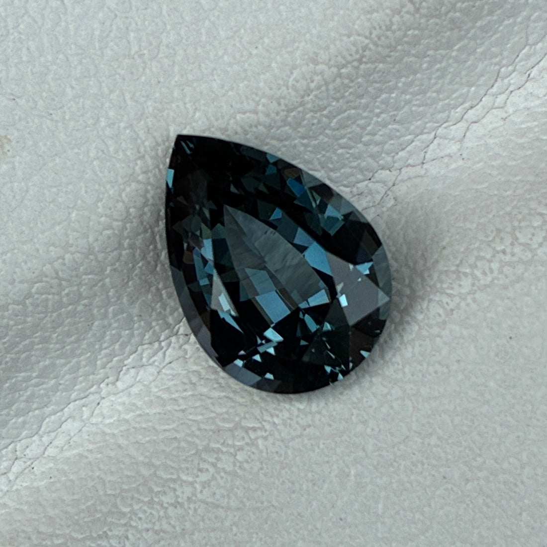 2.46 Cts Natural Bluish Green Spinel – Pear Cut Gem for Fine Jewelry