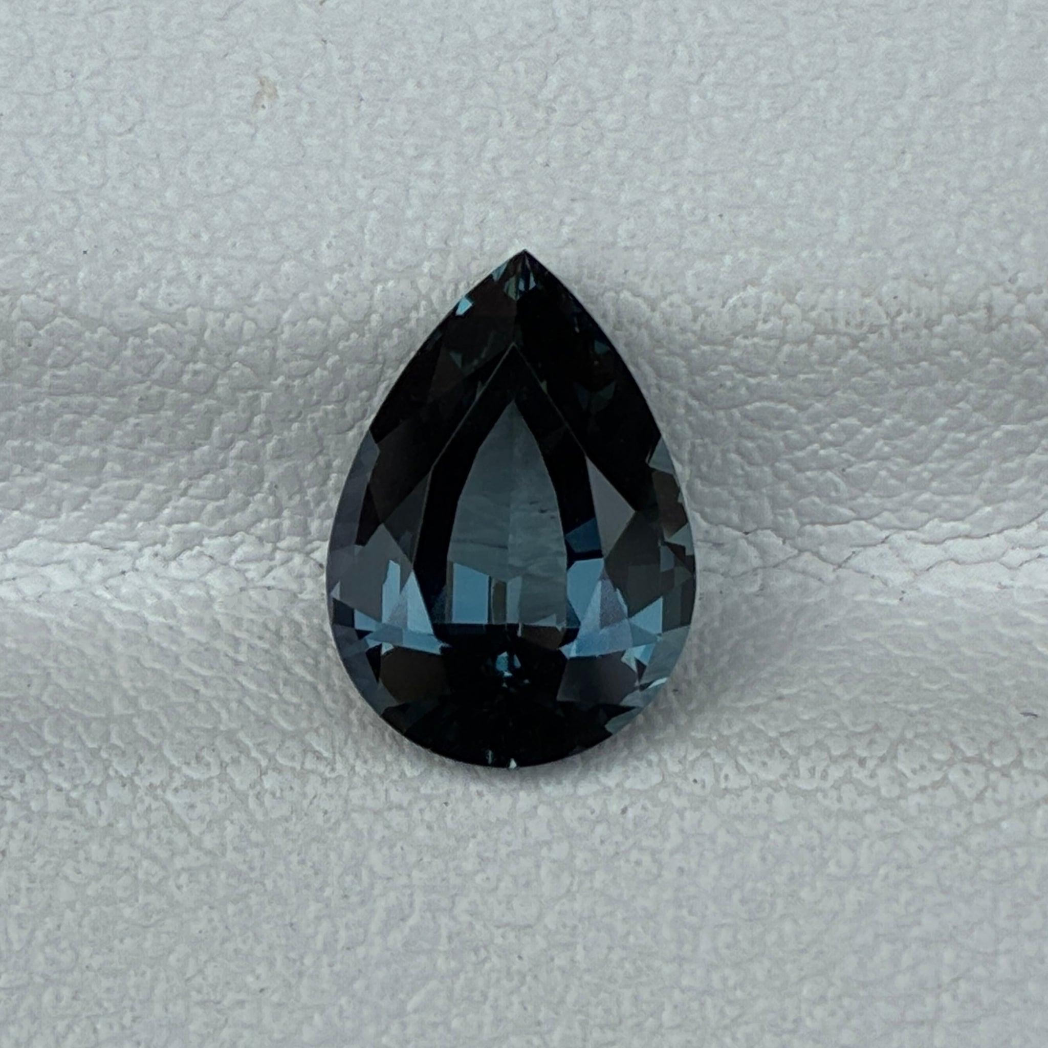 2.46 Cts Natural Bluish Green Spinel – Pear Cut Gem for Fine Jewelry