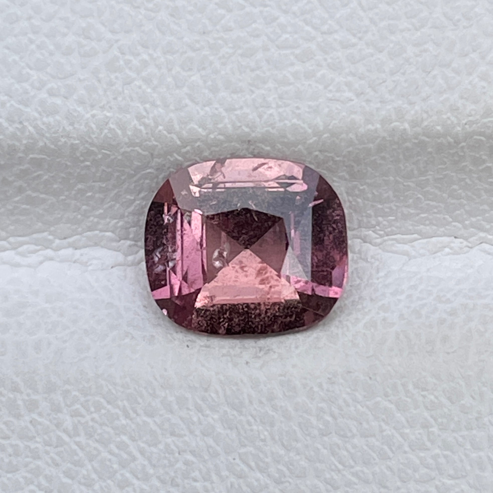 7mm Natural Padparadscha Sapphire 1.68 Cts Cushion Gemstone Jewelry Ring