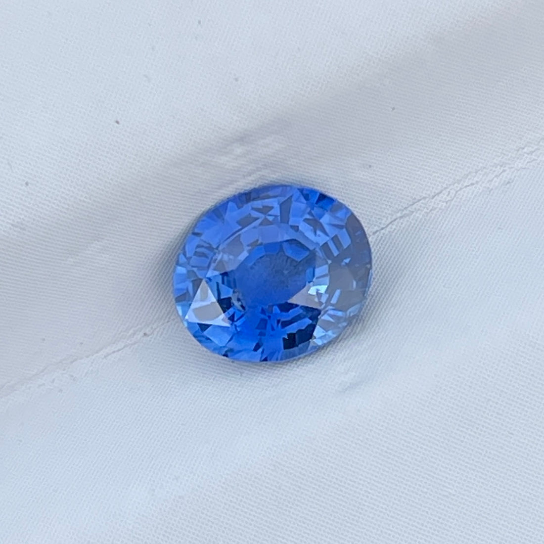 CERTIFIED Natural Unheated 1.03 Ct Ceylon Blue Sapphire Oval Loose Gemstone