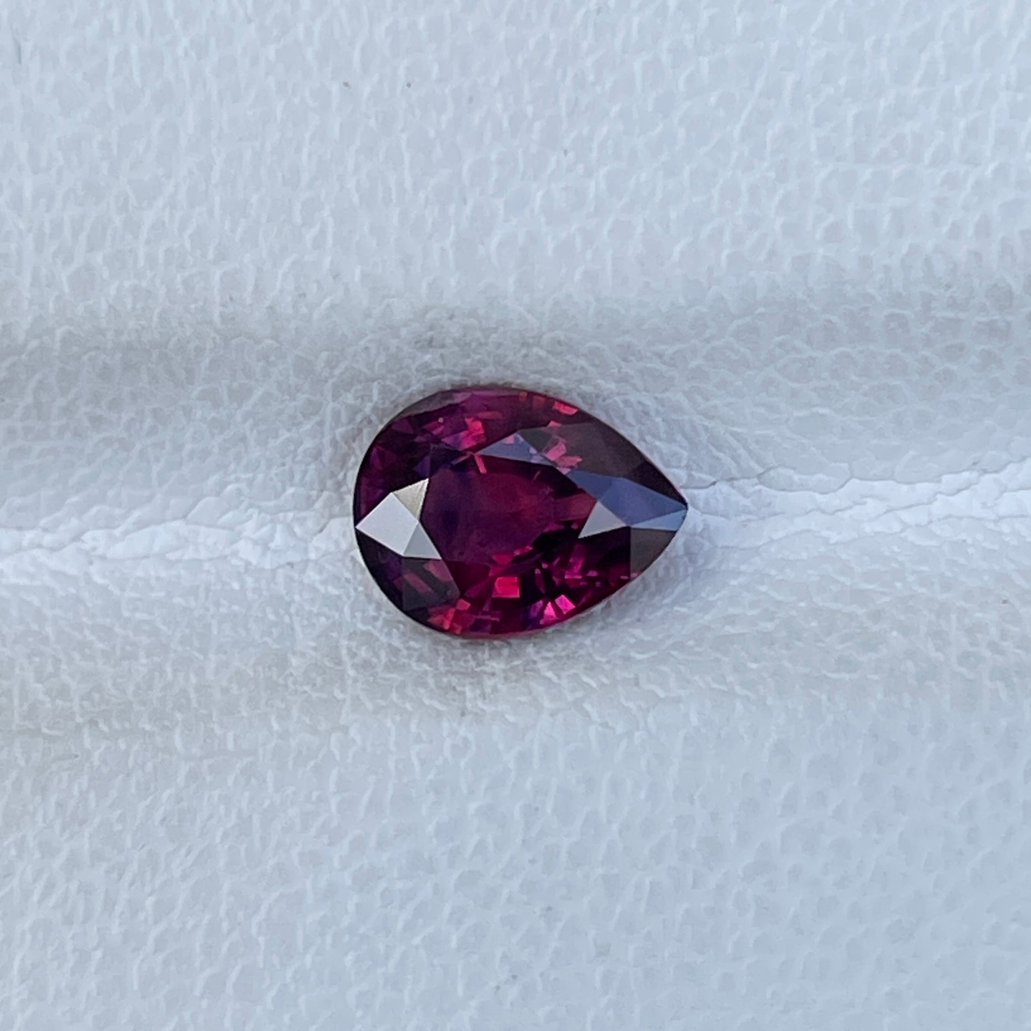 1.11 Ct Pear Cut Natural Ruby – Elegant Redish Pink Gem for Jewelry