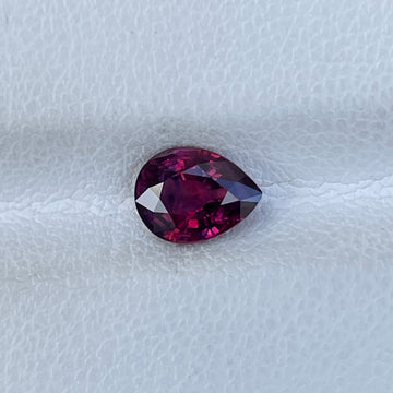 1.11 Ct Pear Cut Natural Ruby – Elegant Redish Pink Gem for Jewelry