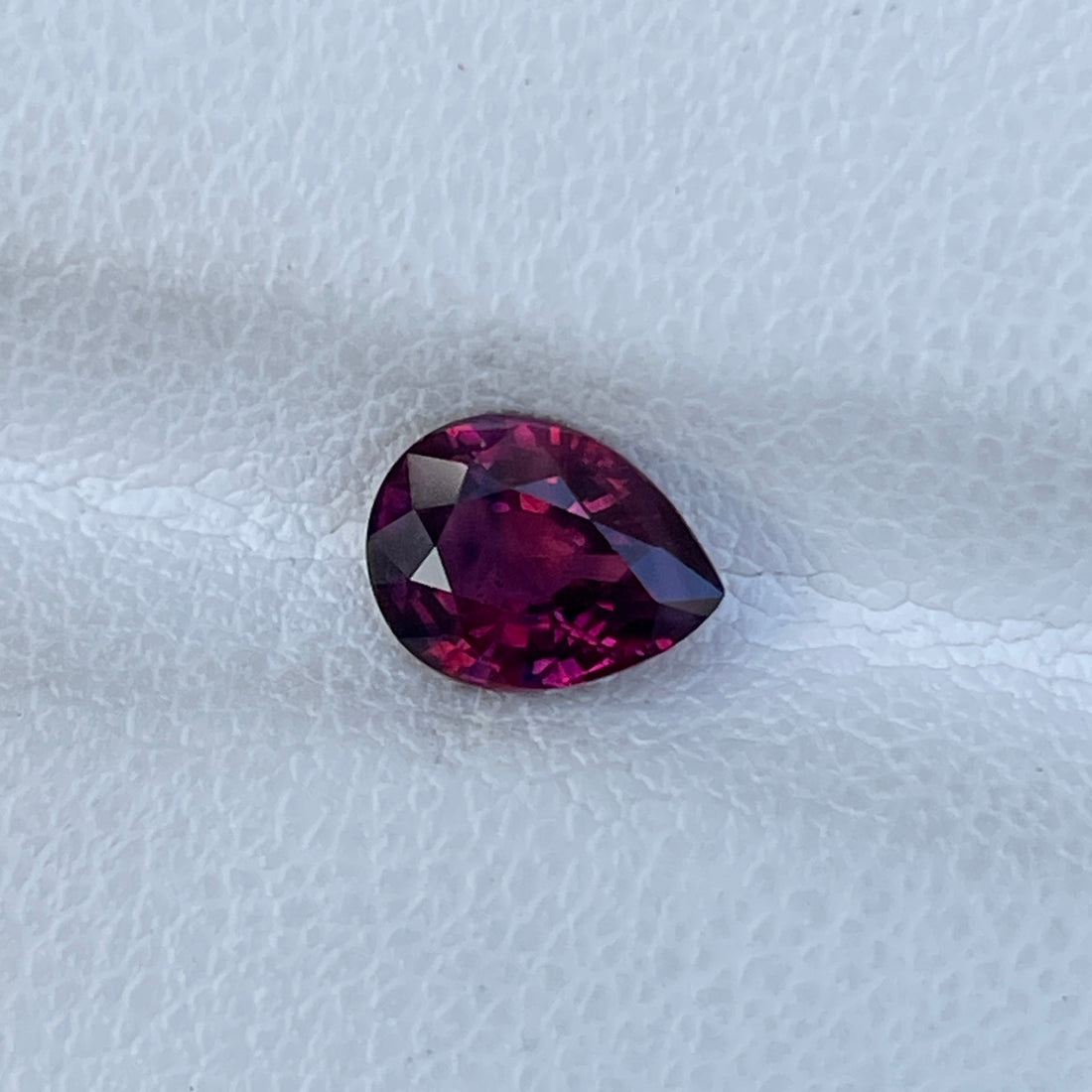 1.11 Ct Pear Cut Natural Ruby – Elegant Redish Pink Gem for Jewelry