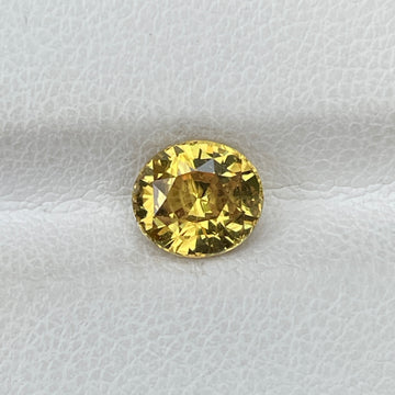 Natural Unheated Yellow Sapphire 2.11 Cts Oval Cut Loose Gemstone