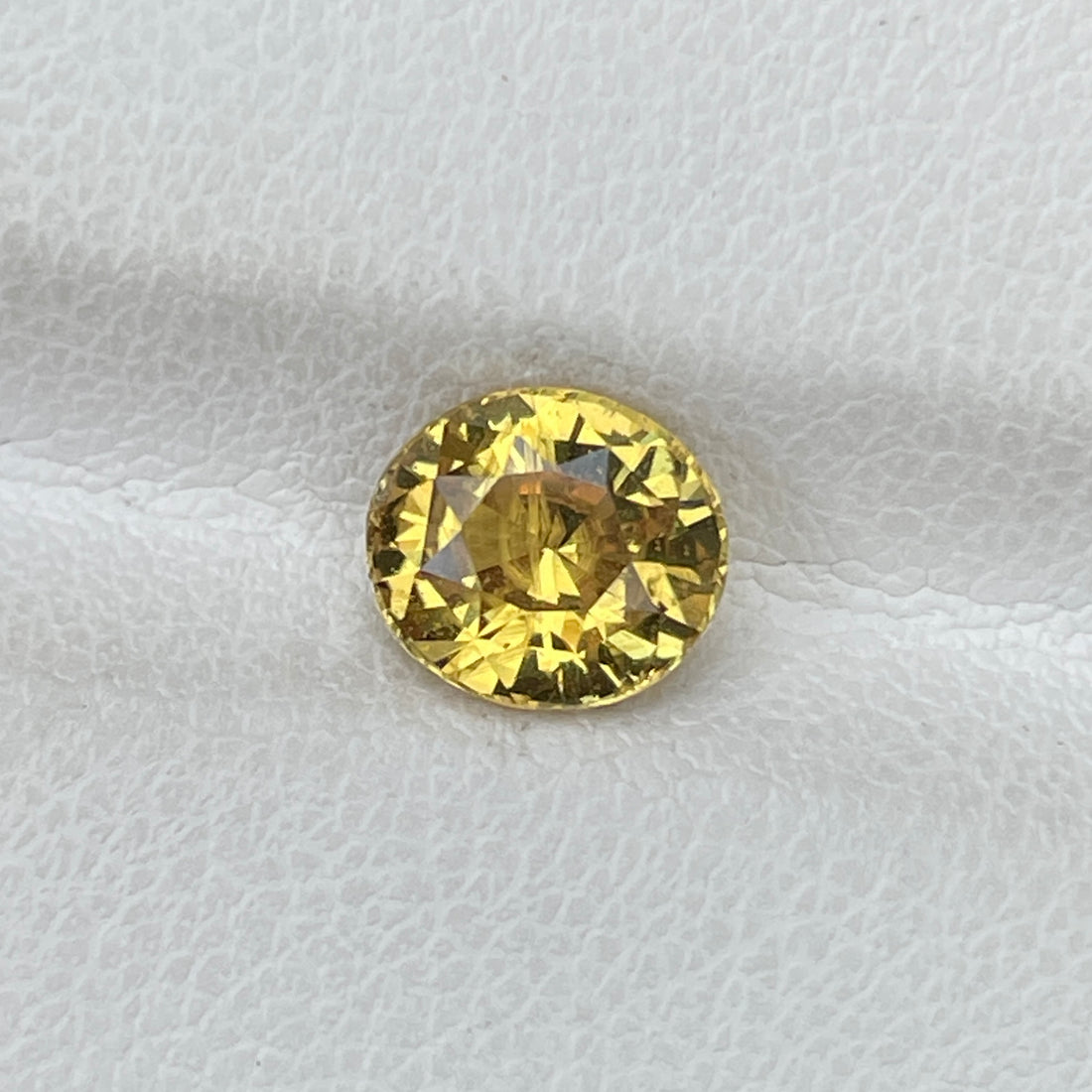 Natural Unheated Yellow Sapphire 2.11 Cts Oval Cut Loose Gemstone