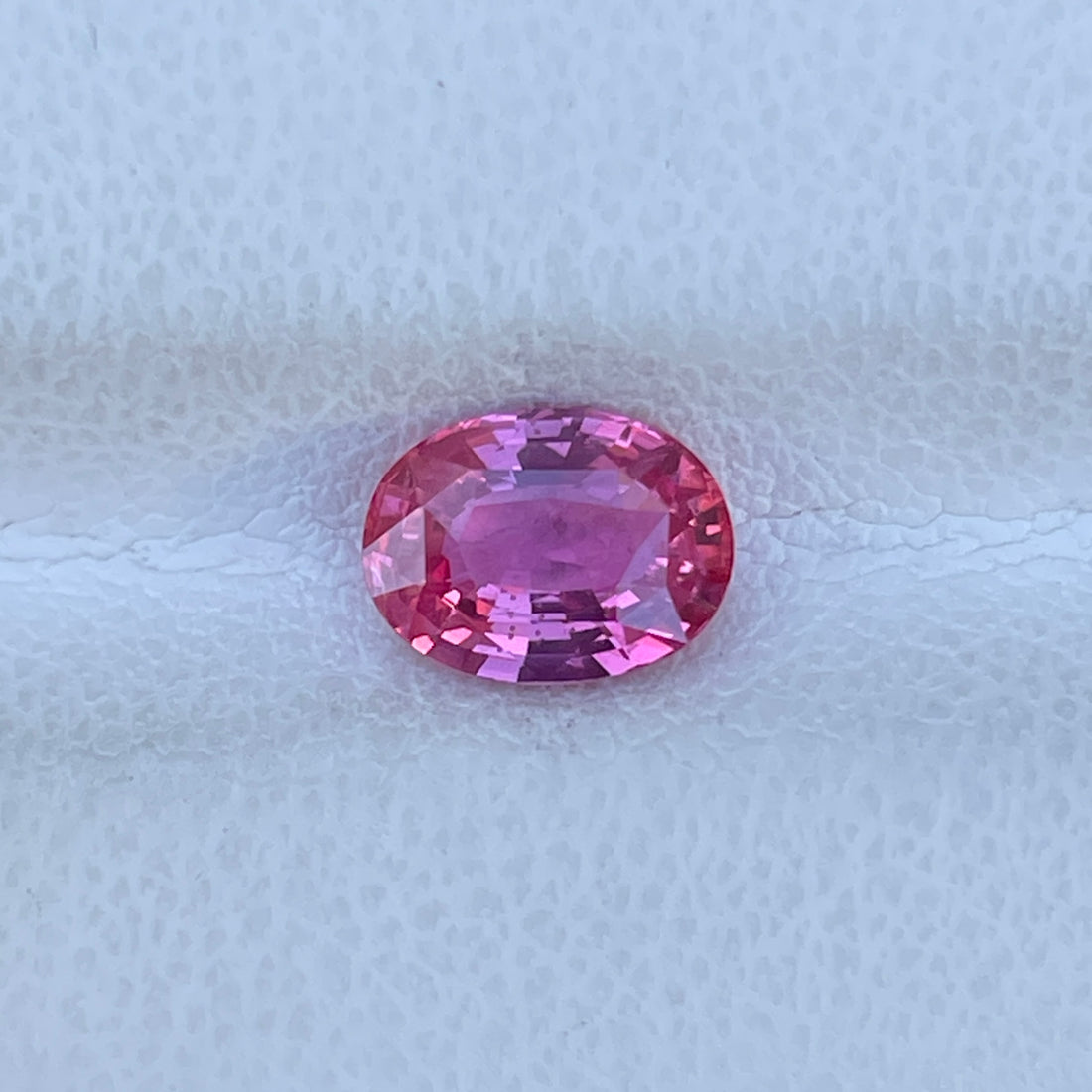 CERTIFIED Natural Unheated Padparadscha Sapphire 1.51 Cts Oval Special Ring