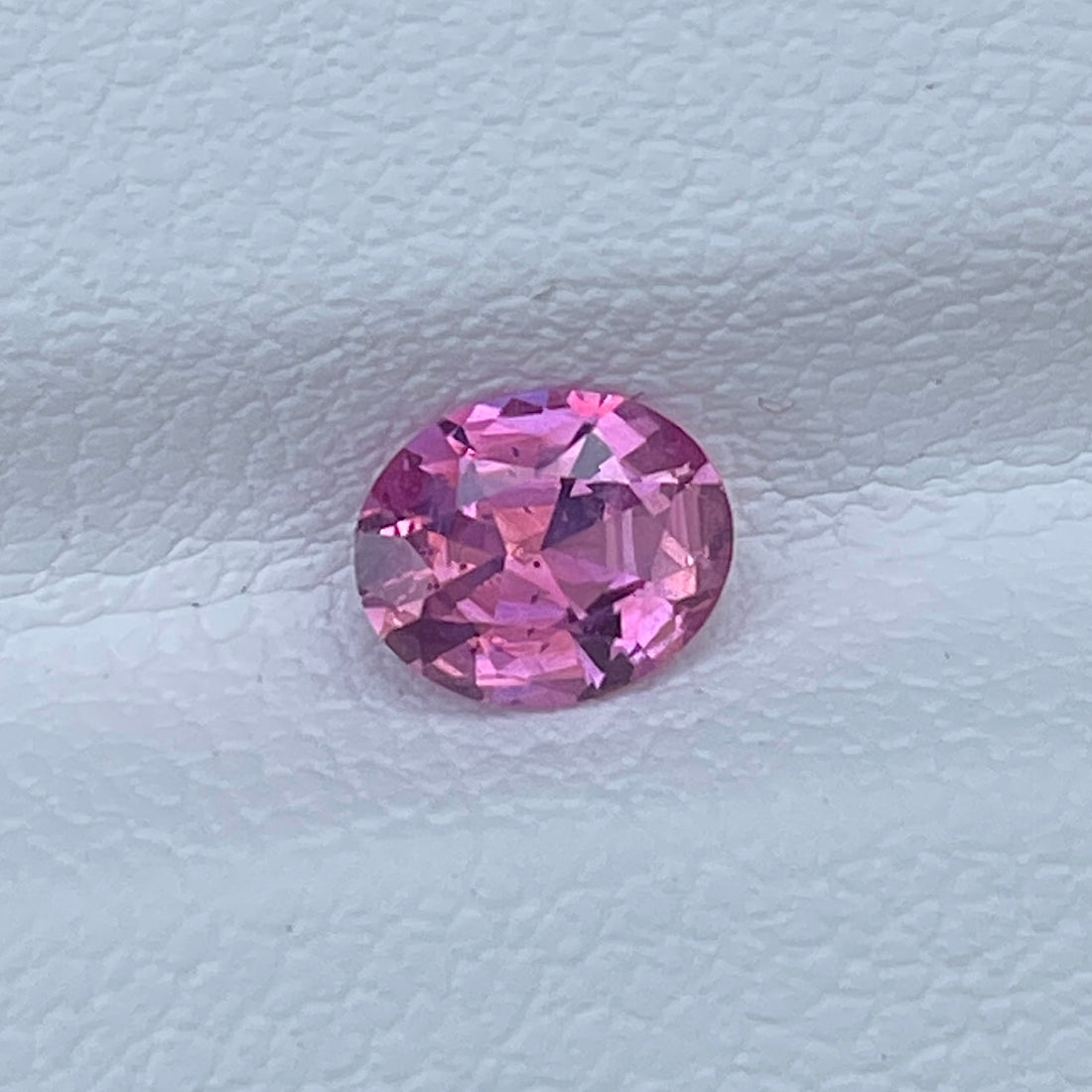 CERTIFIED Natural Padparadscha Sapphire 0.72 Cts Oval Loose Gemstone