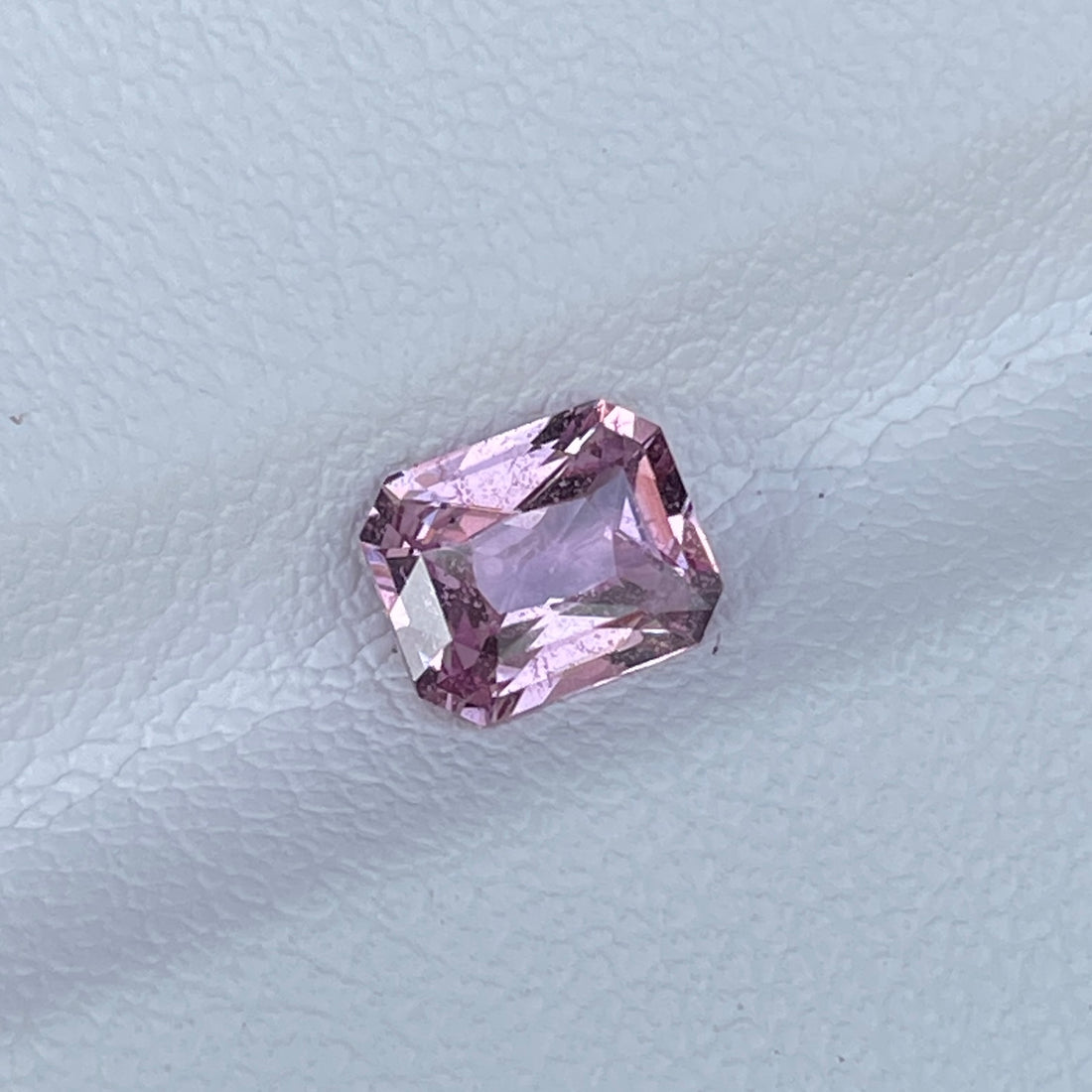 Certified Natural Padparadscha Sapphire 1.14 Cts Radiant Cut Loose Gemstone