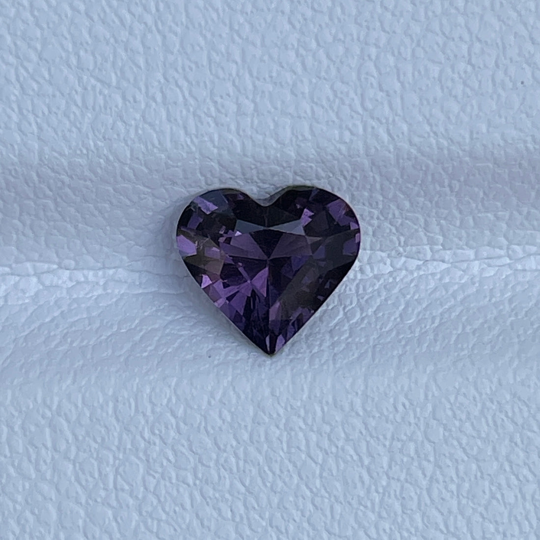 Natural Purple Spinel 1.01 Ct Loose Gemstone Love Gift with Heart Ring